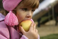 The food pyramid helps kids make wise eating choices.