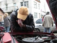 Auto body repair repairmen help cars get back on the road.