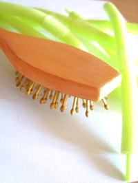 Hair brushes must be cleaned to get rid of a lice infestation.
