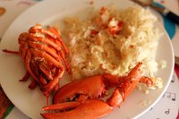Sauerkraut can also be served with a light protein like lobster.