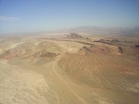 Desert landscape in Nevada