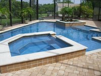 An Intermatic pool timer helps the pump keep the water fresh.