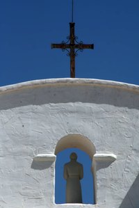 The Santa Cruz mission is a popular selection for fourth graders throughout California for their model project