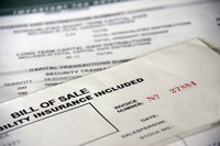 A bill of sale.