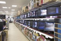Interior of large retail outlet