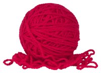 Make a tail prop using craft yarn.
