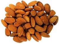 Almond milk is made from ground almonds and water.