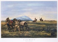 Learn how to use craft materials to show an historical scene of Cherokee life.