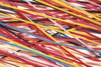 Make a pipe cleaner bow using basic craft supplies.