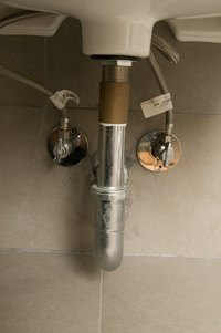 Always turn off the water valves before removing a Danze faucet.