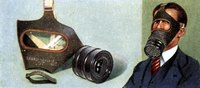 The distinct gas mask can make for an educational arts and craft activity.
