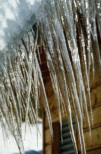 Making icicles out of paper is a creative Christmas activity for kids.