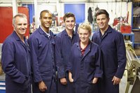 Mechanics often use coveralls as their daily uniform.