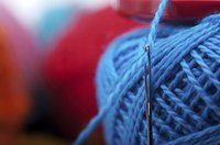 A yarn needle comes in handy for weaving in loose ends.