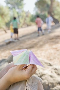 Even children can perform the simple folds needed to create this game.