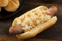 Dress your bratwurst with coleslaw or sauerkraut for a traditional German meal.