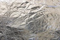 Close-up of aluminum foil