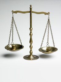 If you don't have a scale around the house, you can make one.