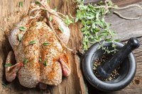 Add herbs and spices to the turkey just before grilling.