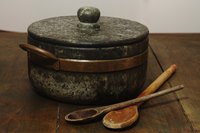 Small soapstone pot