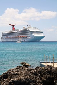 Carnival ships are large enough to accommodate water slides, swimming pools and thousands of staterooms.