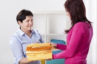 Woman delegating a task to personal assistant