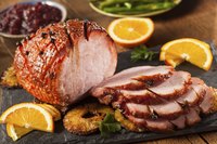 Daisy ham cooks tender with flavor from the high fat content.