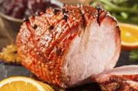 The texture and flavor of a plain pork roast differ from those of a cured ham.