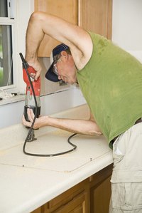 Use reciprocating saws in tight spaces.