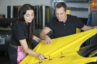 A lot of contours require longer labor times on car wraps.