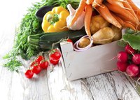 Small box of vegetables