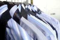 Many men's dress shirts are made from dobby fabric.