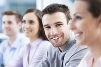 Image of a happy business team.