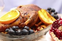 Pekin and Muscovy ducks are commonly used for roast duck.