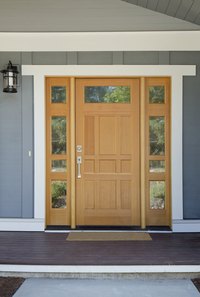 A worn threshold can detract from the look of your entry door.