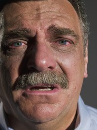 Care for your mustache to keep it from becoming bushy or uneven.