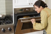 Wall ovens take up less space than free-standing appliances.