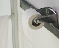 Tight wall anchors make for secure toilet paper dispensing.