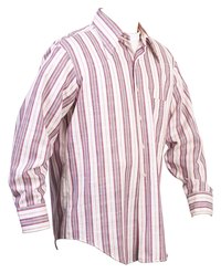 Convert a men's shirt into a vest to wear with tights and a belt.