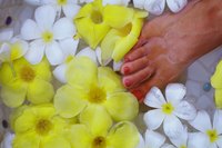 Soak and rub your nails in the cuticle exfoliate.