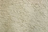 Glazed and sanded knockdown texture creates the look of an aged wall.