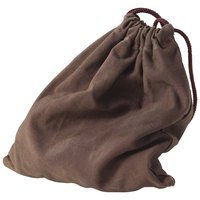 Using a drawstring bag as inspiration, make a no-sew backpack out of a T-shirt.