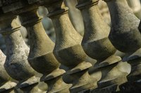 Concrete balustrades require a solid base.