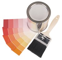 A brush with soft, 2-inch bristles will minimize brush strokes in gloss paint.