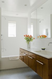 Thermal shock can cause cultured marble sink bowls to crack.