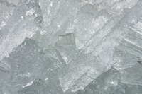 Ice cubes can be used to harden Blu-Tack as well as paint with fast-drying enamel.