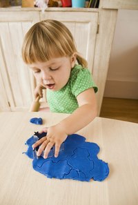Clay can be a challenge to remove from wood.