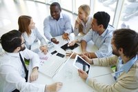 Image of a business meeting.