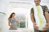 Funny games keep the men involved in the baby shower and ready to play.