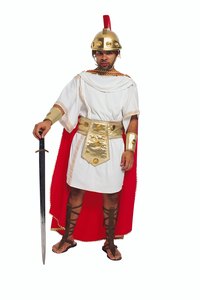 No Roman soldier is complete without a helmet.